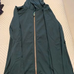 Lululemon jacket with rose gold zipper